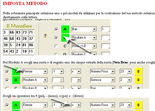 Istruzioni dettagliate con immagini esemplificative