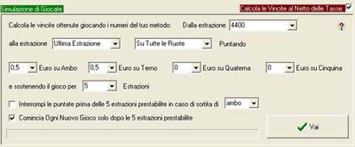 Simulatore di giocate per testare i tuoi metodi lotto